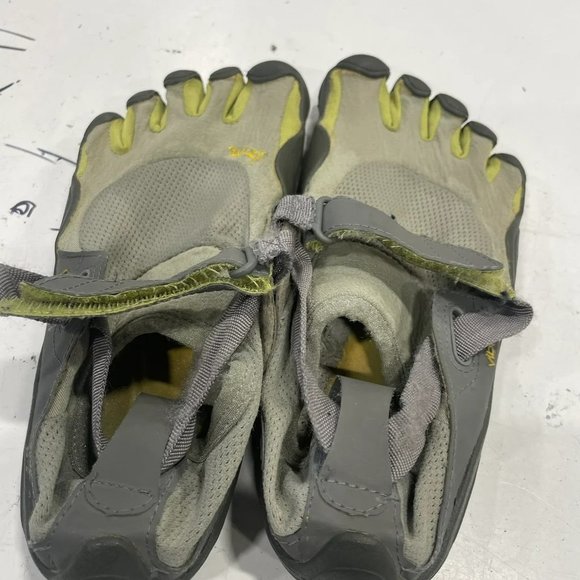 Vibram five finger women's gray barefoot running athletic shoes size 38 - Picture 3 of 5